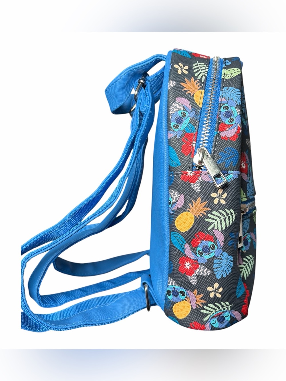 NWOT Disney Lilo & Stitch Tropical Print Mini Backpack and Card Holder Set - Picture 3 of 7